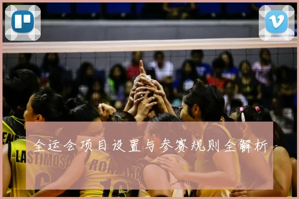 全运会项目设置与参赛规则全解析